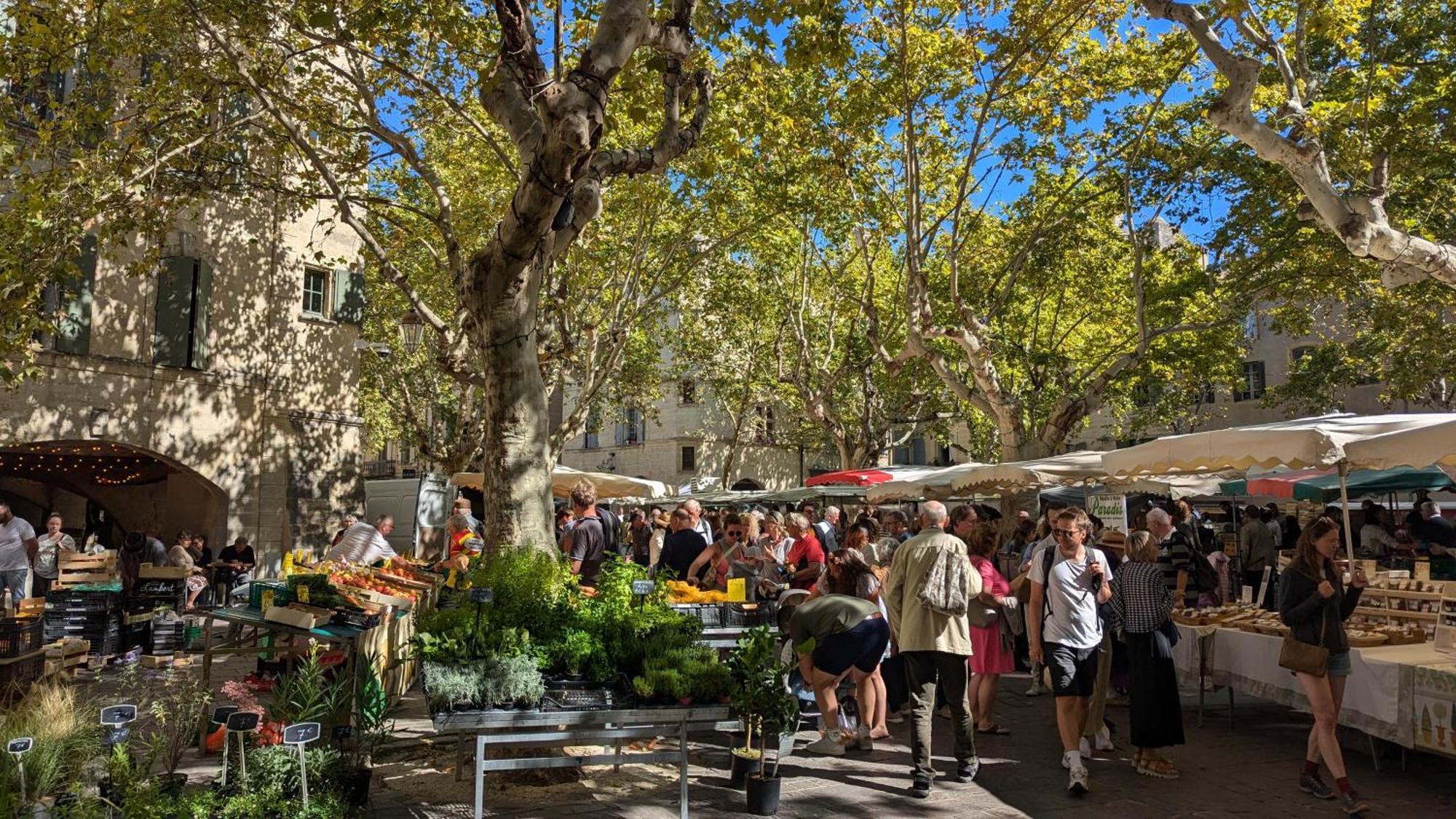 Une chambre à Uzès Extérieur photo